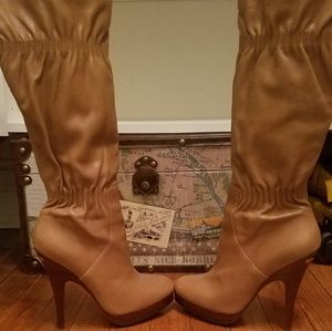 Michael Kors tall leather boots